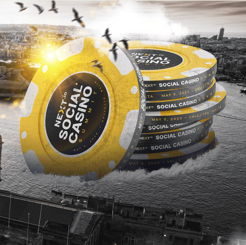 NEXT.io Social Casino Summit Valletta 2025 логотип